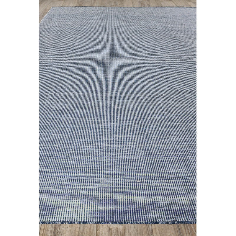 Lenzi Area Rug in Blue, Rectangle 6' x 9'