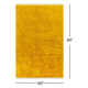 Clio Handmade Wool Yellow Rug
