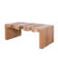 Table de centre rectangulaire de 48,2 po pour le salon - Cette élégante table basse rectangulaire allie charme rustique et design moderne, parfaite pour la maison de campagne, industrielle et minimaliste.