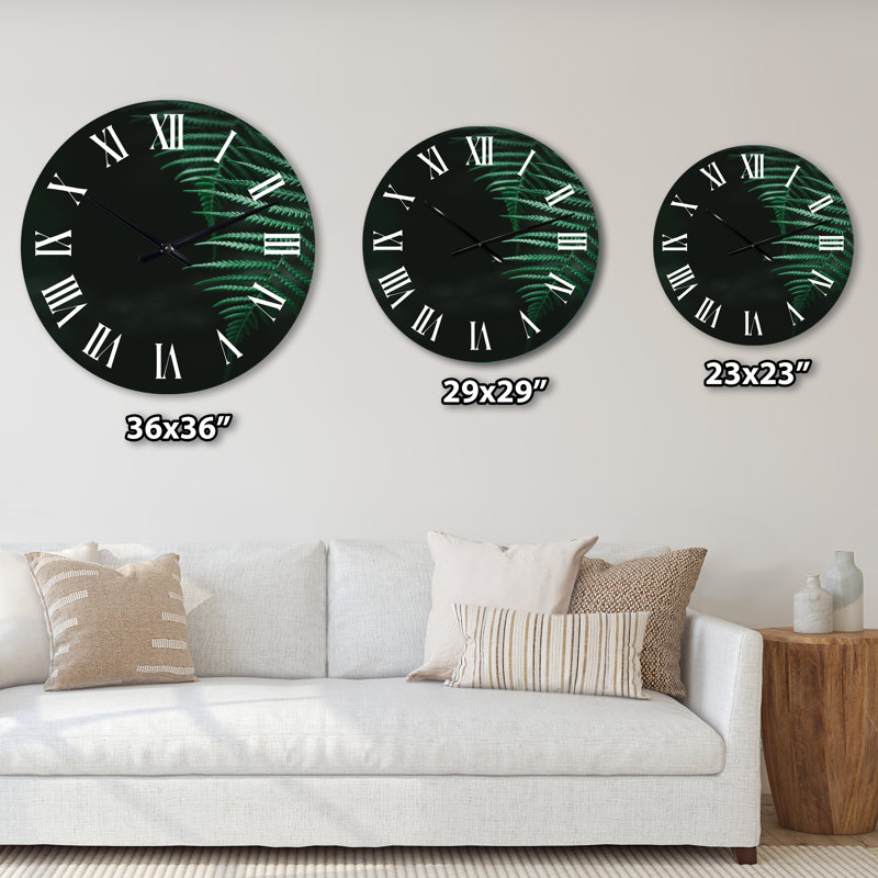 Horloge murale tropicale, Grand
