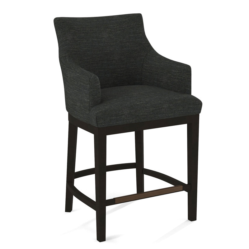 Upholstered Stool, 61606-88, Espresso