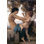 Reproduction d’art sur toile tendue "young fille défendant-moi contre eroswilliam-adolphe bouguereau"