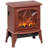 Electric Fireplace Heater with Realistic LED Flames and Logs-616216836