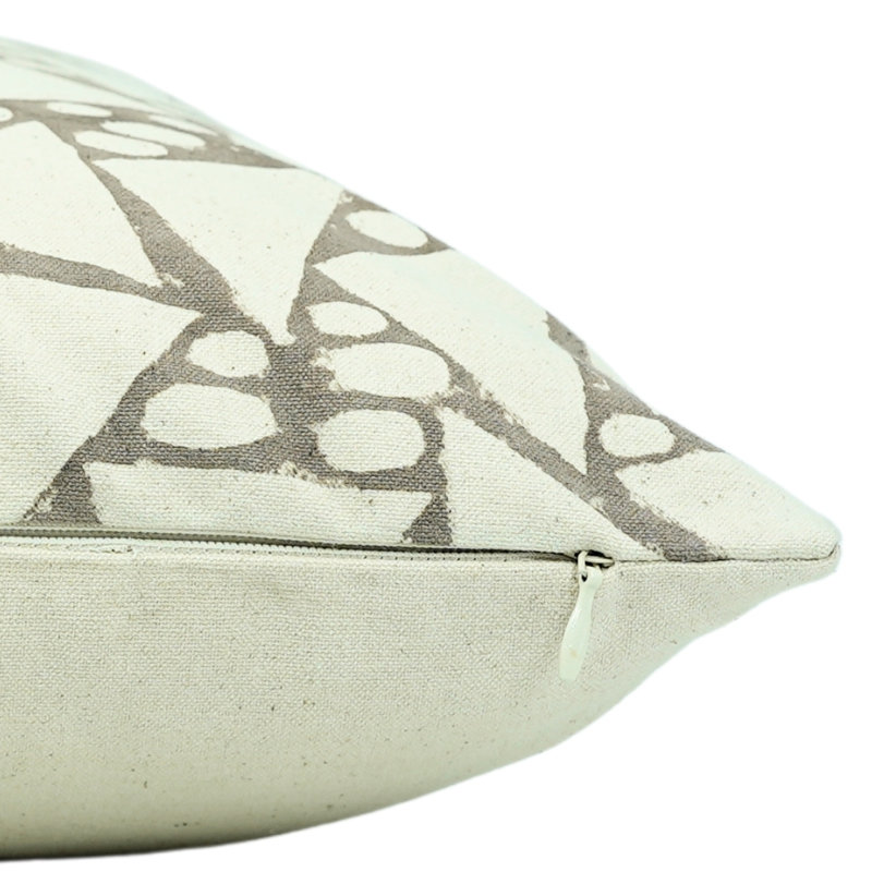 Housse de coussin en coton Floral, H 22 po x l 22 po