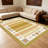 Gold & Orange Southwestern Fringe carpet-easy to clean, machine-washable, soft and comfortable; suitable for door mats, kitchens, living rooms, bedrooms, corridors, and laundry areas. Easy to clean, durable carpet for home decoration.-129469673