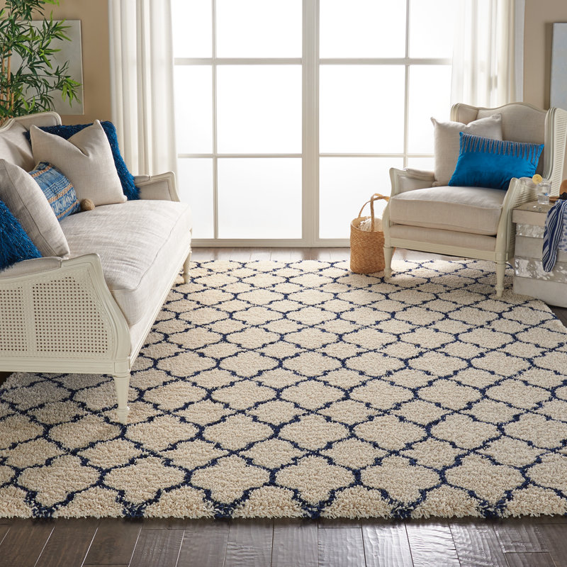 Youn Moroccan Indoor Rug, Rectangle 6'7" x 9'6"