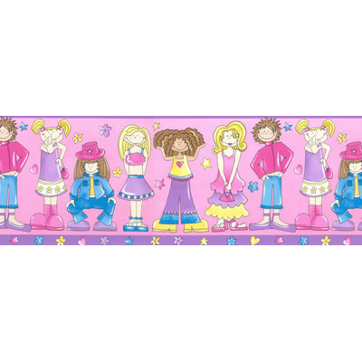 Bordure de papier peint L 15 pi x l 10,5 po Tryon Kids