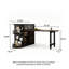 Table de salle à manger à îlot rétractable de style rétro français 74,21 "