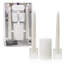 10 Piece Glass Tabletop Dish Set with Candle Included