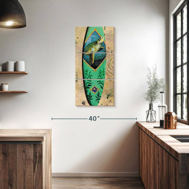 Turtle Board, 38" H x 18" W