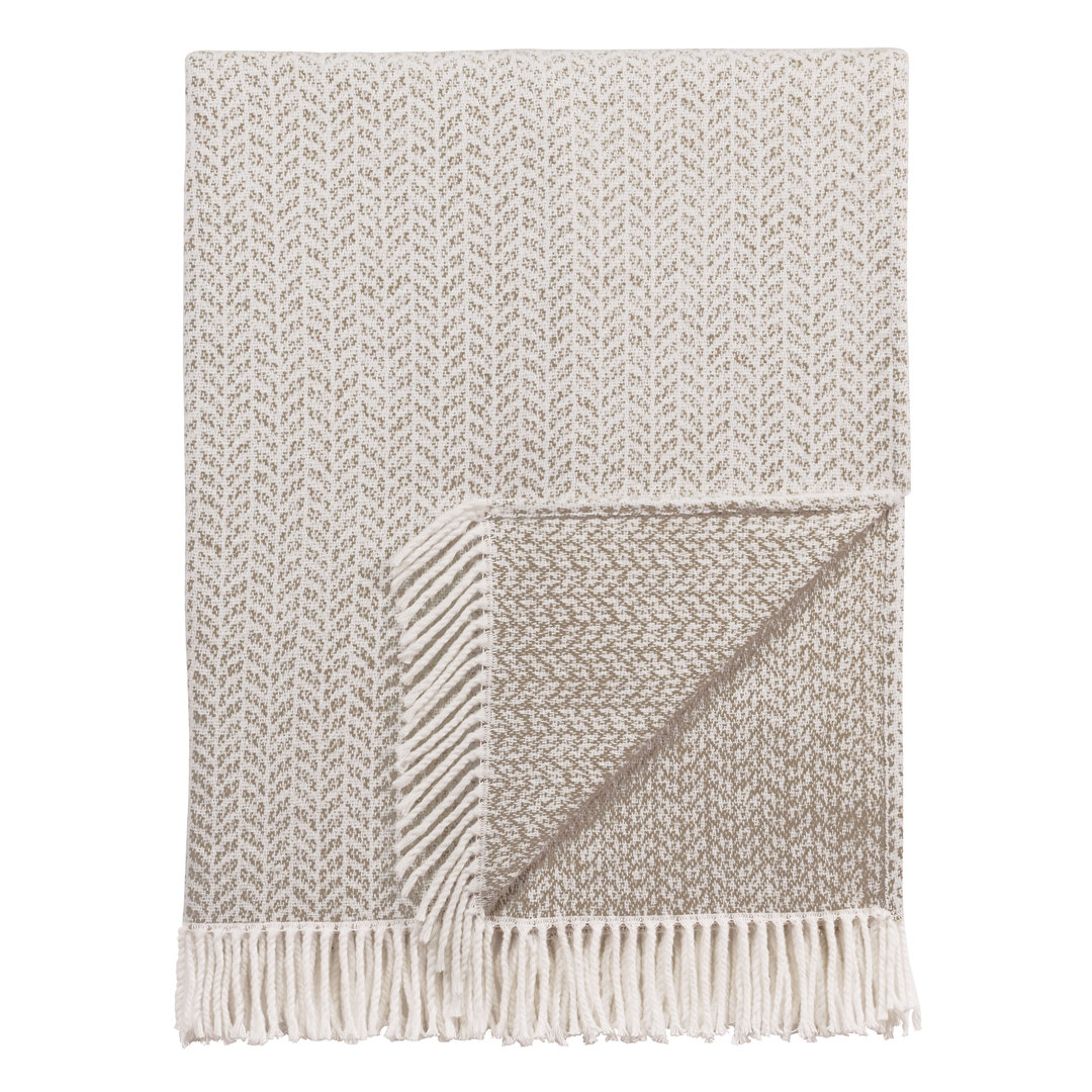 Ferndale Beige Throw Eastern Accents