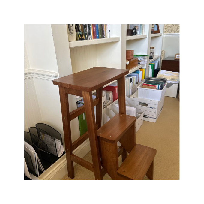 Corlyn 2 - Step Wood Folding Step Stool