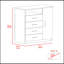 Commode Beaufort, chambre à coucher, blanc-654006897