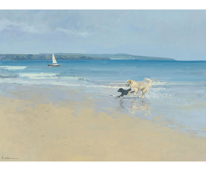 Summer Sands Painting by Paul Brown, Image Knife Gel, 30" H x 41" W x 1.5" D