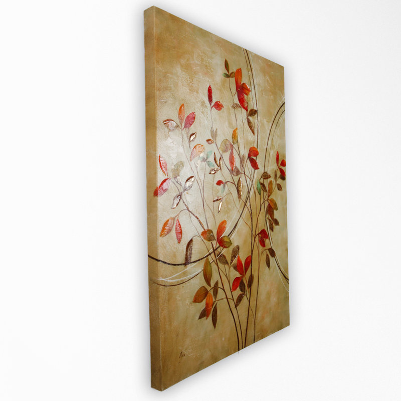 'Delight I et II de l'automne »par Nan F 2 Piece Encadrée Estampe sur Enveloppé Set Toile