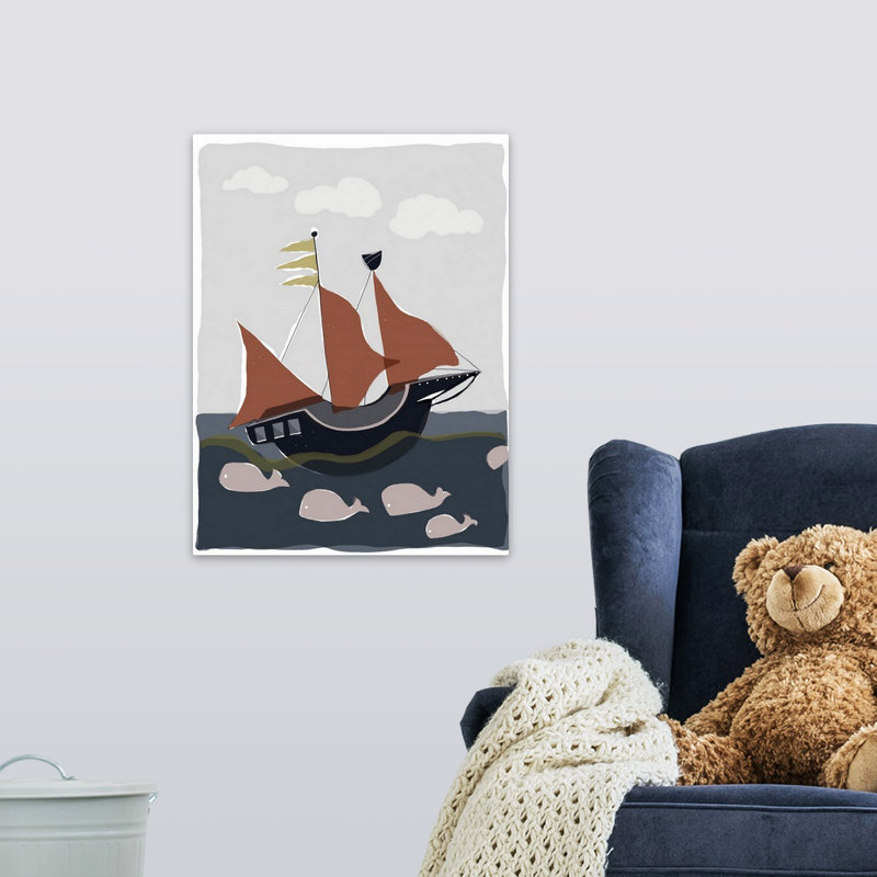Art sur toile ahoy ii Sikes, H 24 po x l 18 po x P 1,25 po, Toile tendue