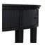 Distinctive Features Of Pine Veneer Console Table With Vertical Stripe Drawer Fronts And Four Legs-852979544