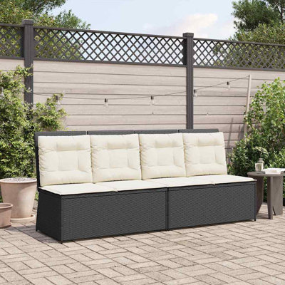 Poly Rattan Outdoor Bench