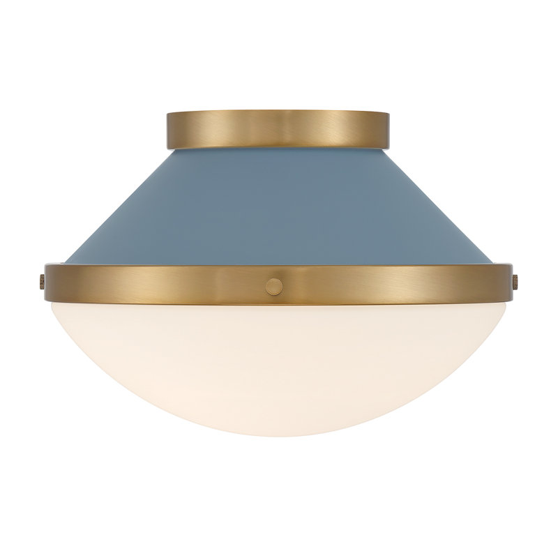 Plafonnier encastré 1 lumière Boldberg, Bleu