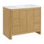 Meuble-lavabo simple 42 po avec plateau en quartz Raye