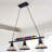 Billiard Bowling Pin Pendant Light, 3-Light Chandelier