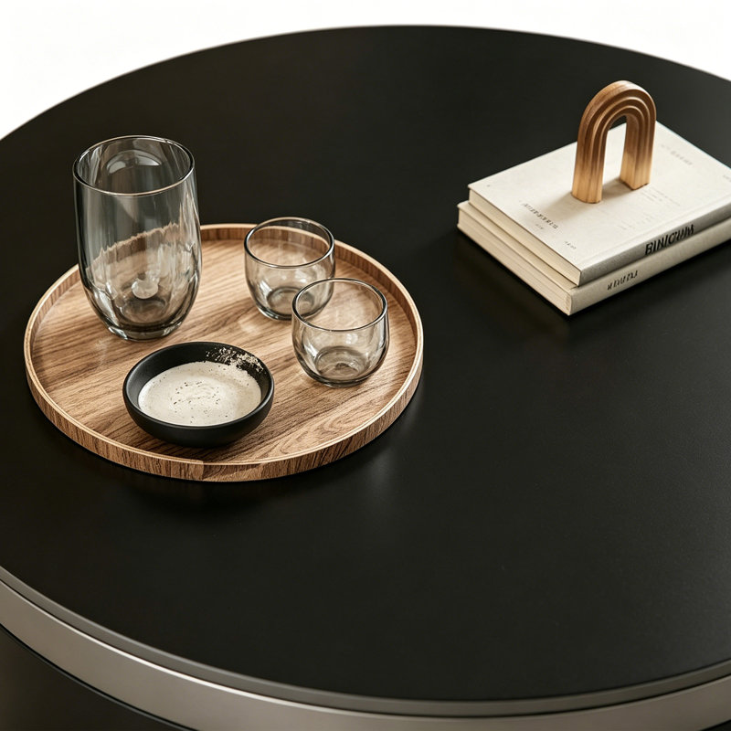 Table basse de luxe Modern Light, 13" H x 31.49" L x 31.49" W