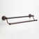24" Seattle Collection Wall-Mount Double Towel Bar