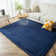 Tapis en mousse à mémoire de forme de 1,2 po d'épaisseur, tapis rectangulaire de couleur unie