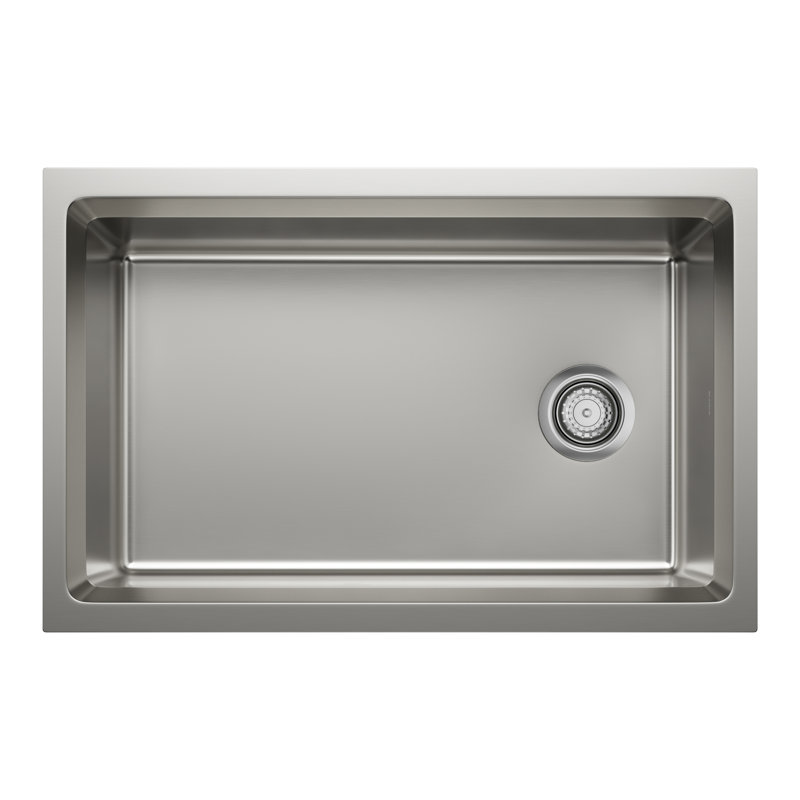 Évier de cuisine réversible à cuve simple encastrable en acier inoxydable 30 po Inteos