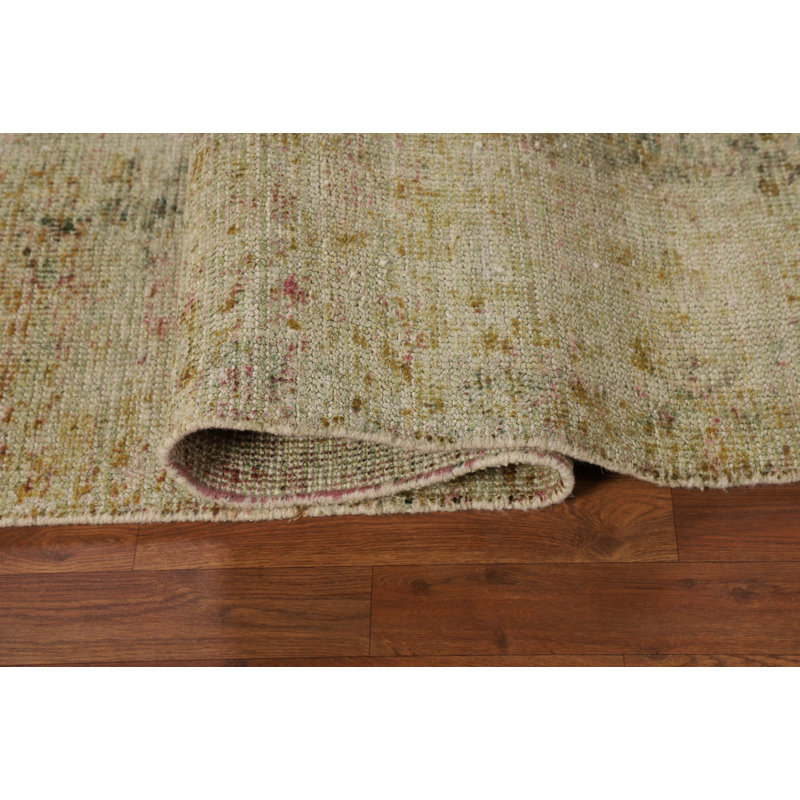 Tapis moderne en laine à motif abstrait All-Over 8 x 10