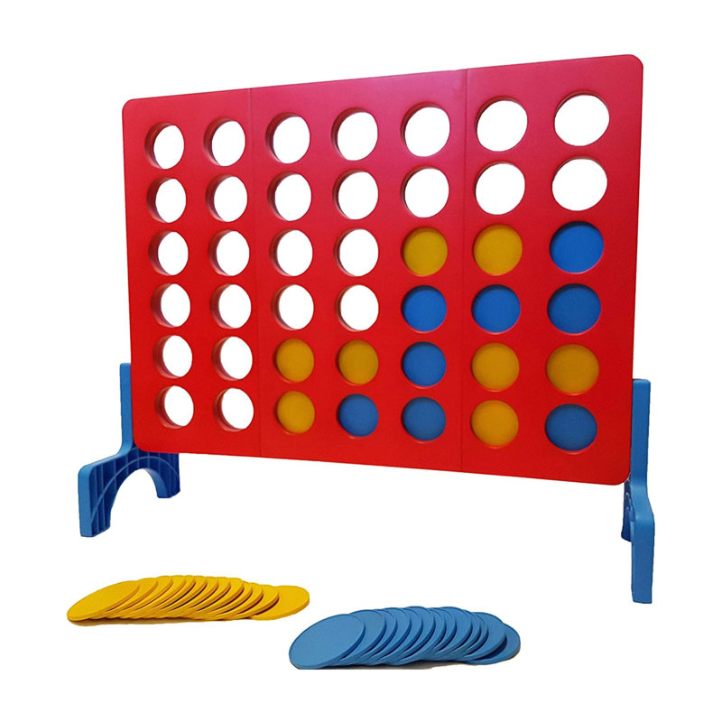 Bolaball Giant 4-in-a-Row Outdoor Game with Plastic Coins