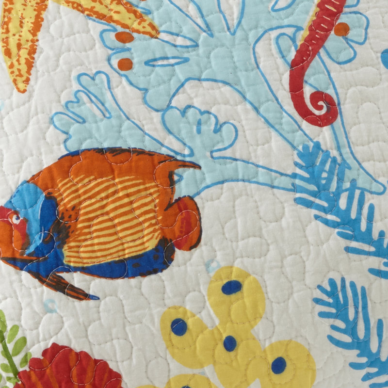 Portofino Quilt Set, King Quilt + 2 Euro Shams