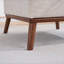 Grand repose-pieds avec rangement, table basse rectangulaire moderne Mid-Century de 31 po avec fonction de levage du couvercle, hauts pieds en bois, repose-pieds surdimensionnés pour le salon, le bureau, beige