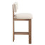 Tabouret rembourré avec structure en bois massif-508726521