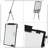 24" x 36" Height Adjustable Tripod White Board