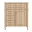 Meuble-lavabo de 30 po avec lavabo, meuble-lavabo de salle de bain Moderm avec 1 tiroir rabattable, 2 tiroirs, support de rangement sur 2 niveaux et tablette réglable-1466670856