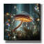  «Glowing Mushroom 2» par Ann Klee, art mural sur toile, 18 po x 18 po-590116130