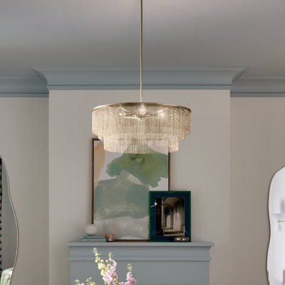 Khaite 26" 4-Light Chandelier in Champagne Bronze