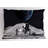 Ambesonne Nebula Pillow Sham 2 Pack Moon Outer Space Grey and Blue