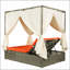 Adjustable Sun Bed With Curtain,High Comfort,With 3 Colours-1279007419