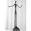 Sculpture de table abstraite et élancée représentant une figure humaine, statue décorative moderne pour l'intérieur.
