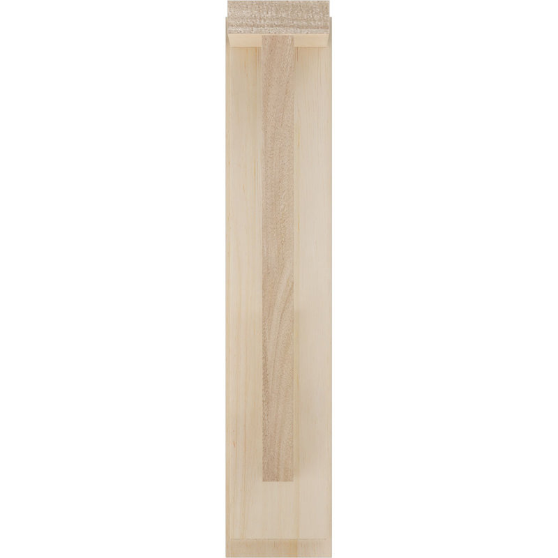 Support de tablette traditionnel, Hévéa, H 12,25 po x l 2,50 po x P 12,75 po