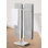 Porte-serviettes sur pied avec base lestée en acier inoxydable 18/8 KES KES