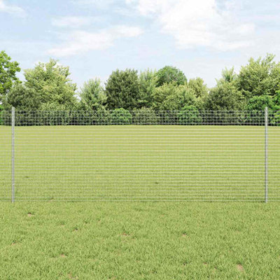 Vidaxl Fence With Posts Steel