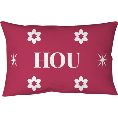 Houston Basketball Fleece Body Pillow 20 inch x 54 inch