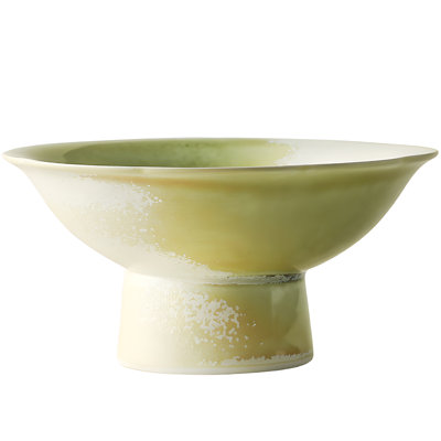 Liuguang High Footed Ceramic Fruit Plate - Chinese Style Tray, An Elegant Choice For Restaurants