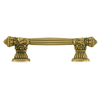 TOULOUSE 3-1/2" CENTER TO CENTER PULL IN SATIN PLATE