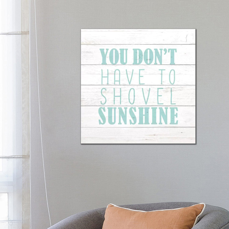 Shovel Sunshine by Kimberly Allen - Wrapped Canvas Gallery-Wrapped Canvas Giclée, 66.04cm H x 66.04cm W