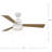 52" Indoor Ceiling Fan With Light Kit And Opal Shade-1273649486