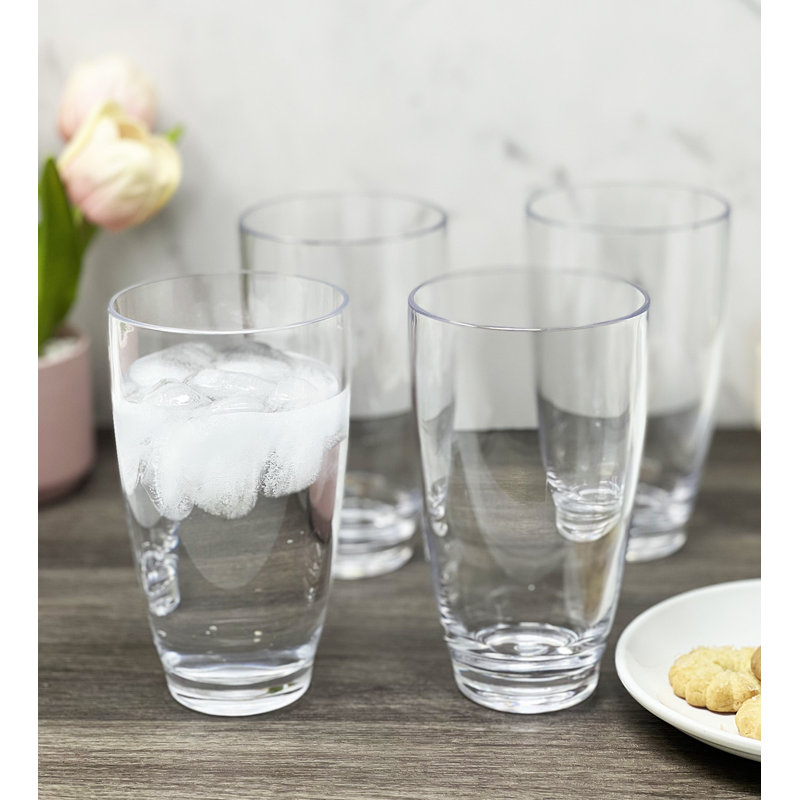 Trenya 18 oz. Ensemble de verres en acrylique